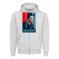 Dove Grey Norm macdonald political poster Zipper Hoodie - tuanDangUi
