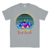 Heather Grey camping The Best Outdoor Activity Is Going Back Inside Classic Tee - Bettercallsaul