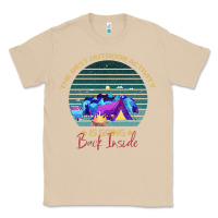 Mushroom camping The Best Outdoor Activity Is Going Back Inside Classic Tee - Bettercallsaul