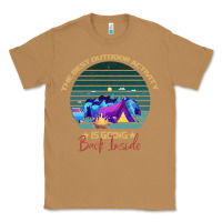 Toasted Coconut camping The Best Outdoor Activity Is Going Back Inside Classic Tee - Bettercallsaul
