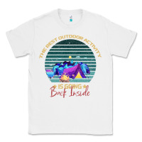 White camping The Best Outdoor Activity Is Going Back Inside Classic Tee - Bettercallsaul