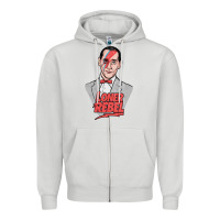 Dove Grey loner rebel Zipper Hoodie - tuanDangUi