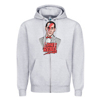 Heather Grey loner rebel Zipper Hoodie - tuanDangUi