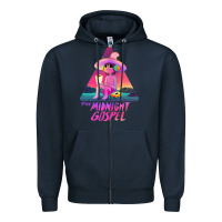 Navy midnight gospel t shirt Zipper Hoodie - tuanDangUi