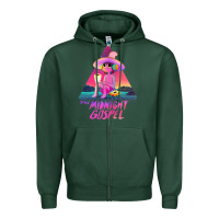 Sports Green midnight gospel t shirt Zipper Hoodie - tuanDangUi