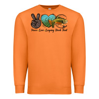 Carrot Peace Love Leaping Brook Trout Premium Sweatshirt - LillyAllenDesigns