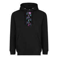 Black Black Cat Halloween Heavyweight Hoodie - LillyAllenDesigns