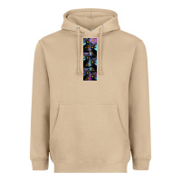 Mushroom Black Cat Halloween Heavyweight Hoodie - LillyAllenDesigns