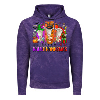 Cloud Purple happy hallothanksmas goats Vintage Hoodie - texasbilliewilder