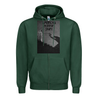 Sports Green American horror story series 2011-2022 Zipper Hoodie - tuanDangUi