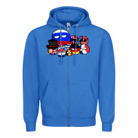 True Royal countryballs pullover Zipper Hoodie - tuanDangUi