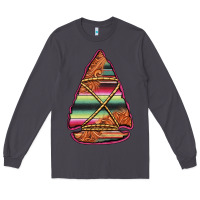 Smoke serape tooled leather arrowhead Long Sleeve Tee - Jasminsmagicworld