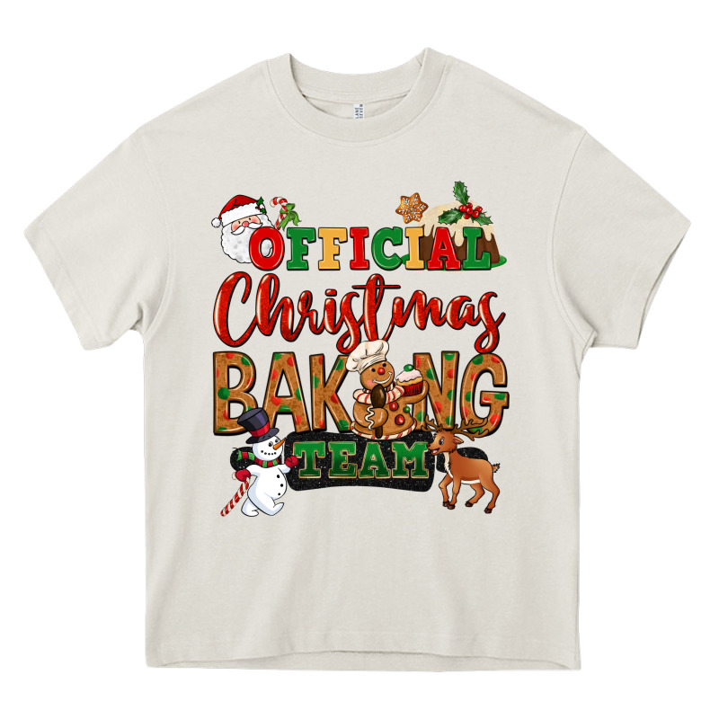 Official Christmas Baking Team Heavy Core Tee by NancyCooperArtShop | Teevron