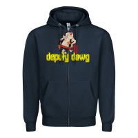 Navy deputy dawg morning cartoons Zipper Hoodie - tuanDangUi