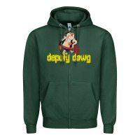 Sports Green deputy dawg morning cartoons Zipper Hoodie - tuanDangUi