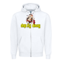 White deputy dawg morning cartoons Zipper Hoodie - tuanDangUi