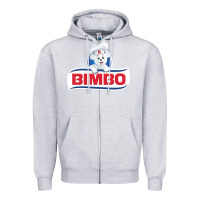 Heather Grey bimbo bread retro fan t shirt Zipper Hoodie - tuanDangUi
