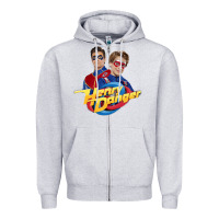 Heather Grey henry danger and captain man Zipper Hoodie - tuanDangUi