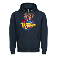 Navy henry danger and captain man Zipper Hoodie - tuanDangUi