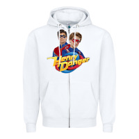 White henry danger and captain man Zipper Hoodie - tuanDangUi