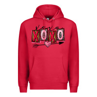Cardinal Xoxo Love Premium Hoodie - FaDigitalArtStudio