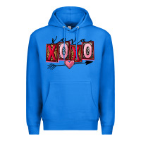 True Royal Xoxo Love Premium Hoodie - FaDigitalArtStudio