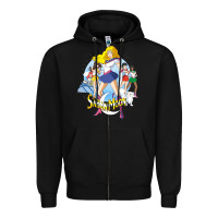 Black saban moon Zipper Hoodie - tuanDangUi