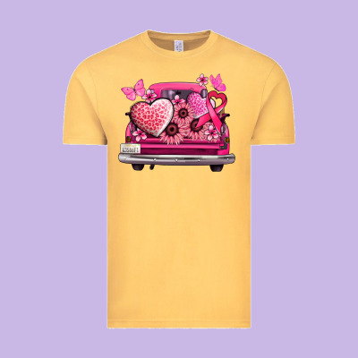 Cancer Truck Back View Vintage Tee Designed By Nancycooperartshop