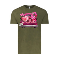 Vintage Olive cancer truck back view Vintage Tee - NancyCooperArtShop