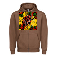 Chestnut african colors pattern Zipper Hoodie - BundleAndBundleShop