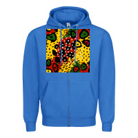 True Royal african colors pattern Zipper Hoodie - BundleAndBundleShop
