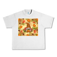 Lunar Rock Fall Pumpkins and Gnome with Leopard Urban Heavy Tee - texasbilliewilder