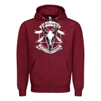 Burgundy Day Gift For Lamb Of God Cool Gifts Zipper Hoodie - tuanDangUi