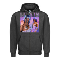Charcoal Heather lil kim Zipper Hoodie - tuanDangUi
