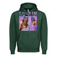 Sports Green lil kim Zipper Hoodie - tuanDangUi