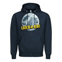 Navy catch a ride to the moon and back Zipper Hoodie - tuanDangUi