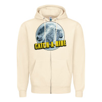 Catch A Ride To The Moon And Back Zipper Hoodie | Teevron