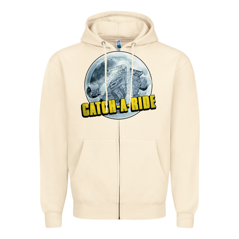 Catch A Ride To The Moon And Back Zipper Hoodie by tuanDangUi | Teevron
