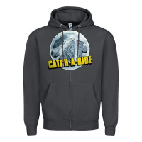Smoke catch a ride to the moon and back Zipper Hoodie - tuanDangUi