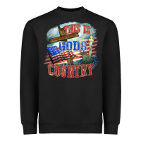 Black This is gods country Heavyweight Sweatshirt - FaDigitalArtStudio