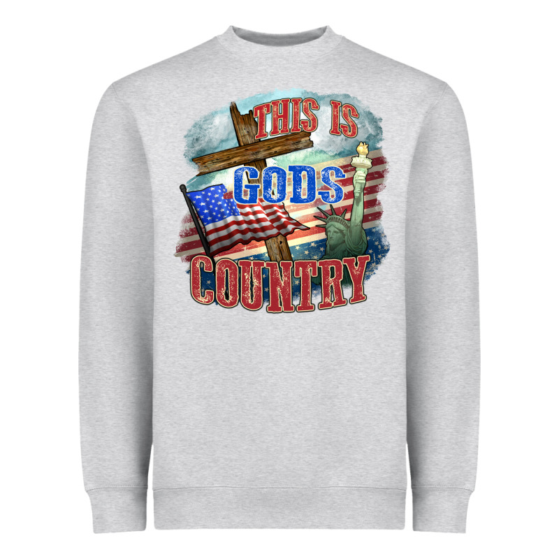 This Is Gods Country Heavyweight Sweatshirt by FaDigitalArtStudio | Teevron
