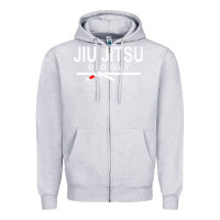 Heather Grey Jiu Jitsu Old Guy Zipper Hoodie - tuanDangUi
