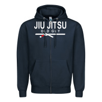 Navy Jiu Jitsu Old Guy Zipper Hoodie - tuanDangUi