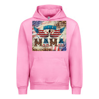 Fuchsia Pink american mama Urban Hoodie - BarkalooDesign