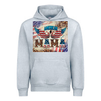 Heather Grey american mama Urban Hoodie - BarkalooDesign