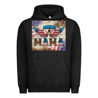 Pigment Black american mama Urban Hoodie - BarkalooDesign