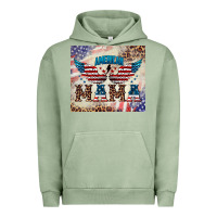 Pigment Oil Green american mama Urban Hoodie - BarkalooDesign