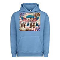 Pigment Pebble Blue american mama Urban Hoodie - BarkalooDesign