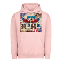 Pigment Salmon american mama Urban Hoodie - BarkalooDesign