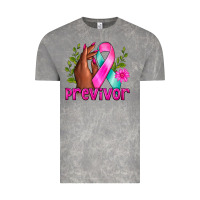 Cloud Rock Previvor Breast Cancer Vintage Tee - NancyCooperArtShop